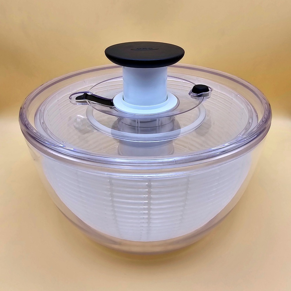 OXO‎ Good Grips Salad Spinner Large Clear White Black